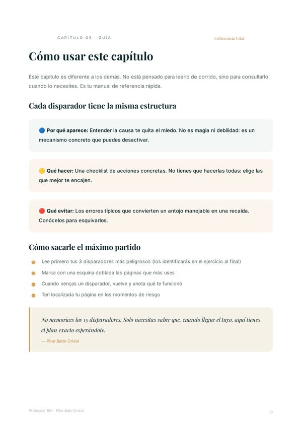 Página interior: ejercicios prácticos del método 6 pasos